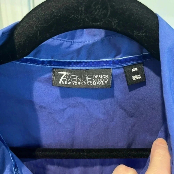 ~NY & Co~ Bright Blue Top - XXL - Picture 7 of 7